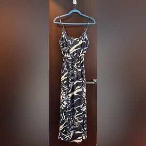 Abercrombie & Fitch Blue and White Beautiful Maxi Dress XS